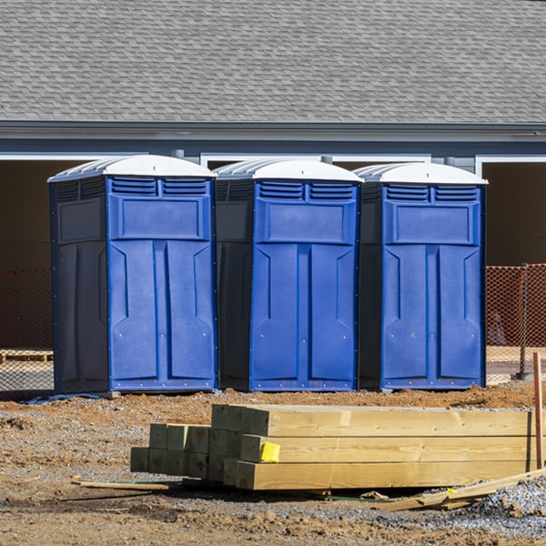 what is the maximum capacity for a single portable restroom in Deer Park